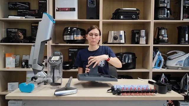 Обзор вертикального моющего пылесоса REDMOND RV-UR368 смотреть онлайн
