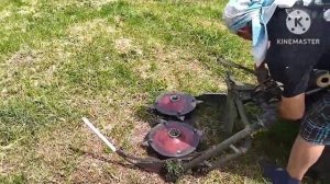 Переделка косилки "Заря" для мотоблока