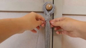 DIY Макраме-подвес для цветов своими руками