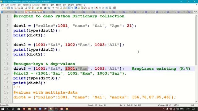Python Dictionary Collection || Python dict Collection || Python Data Structures | Python Coll |#11 смотреть онлайн