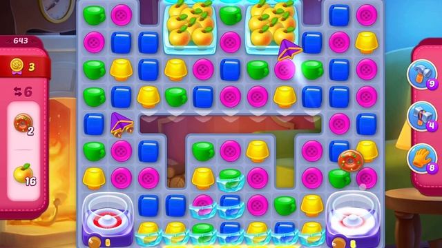 HomeScapes Level 643 no boosters (11 moves) смотреть онлайн