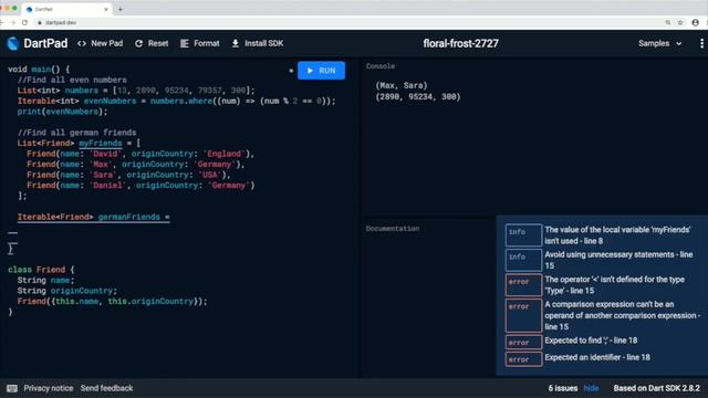 List Method .where() in Dart & Flutter смотреть онлайн