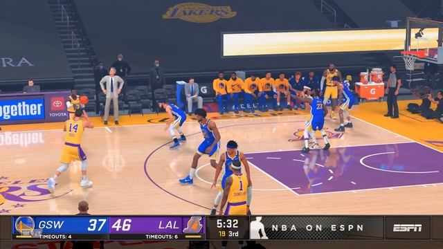 NBA 2K21 Ultra Modded Showcase | Warriors vs. Lakers | PC Overhaul смотреть онлайн