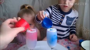 Делаем вулкан! Детский опыт,для детей!