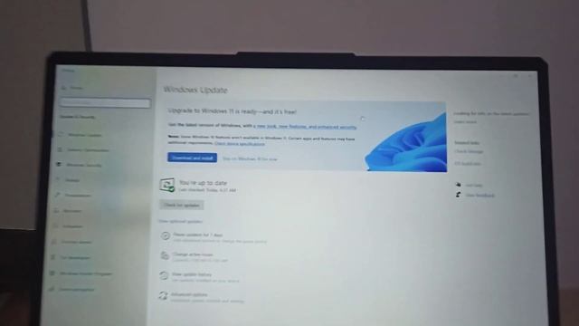 Windows 11 Update Available In Asus Tuf A15 || Asus Tuf A15 (2021) Ryzen 7 4800h With RTX 3050