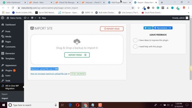 WordPress Tutorial - How to Increase Maximum Upload File Size in WordPress | Tech Mention смотреть онлайн
