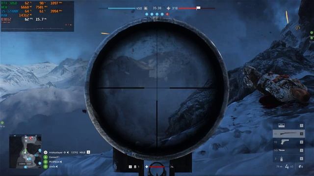 Battlefield 5 : RTX 3060 12GB + i5-12400F (2K Maximum Settings / RTX ON) смотреть онлайн