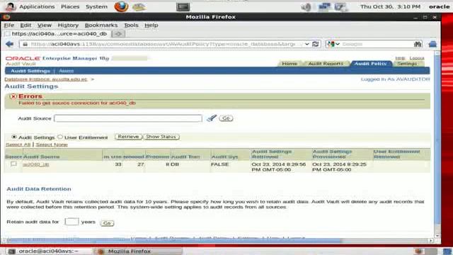 oracle audit voltquezada смотреть онлайн