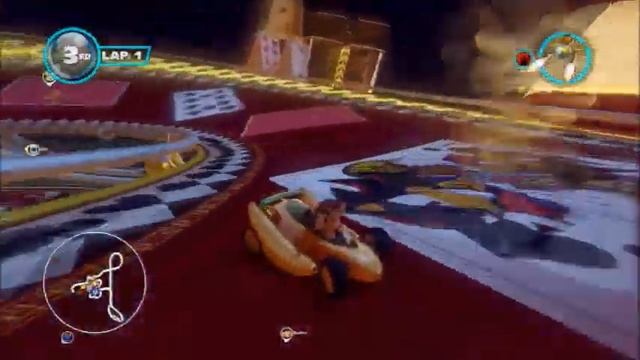 Sonic & All-Stars Racing Transformed (PS3) Aiai in Classic Cup (Expert) смотреть онлайн