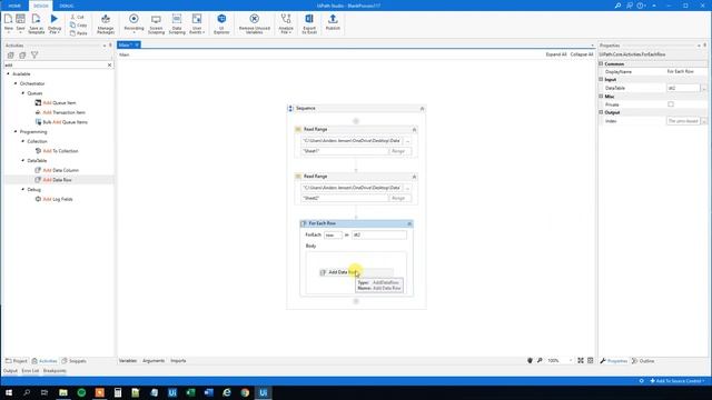 How to copy a Row from one DataTable to another in UiPath - Full tutorial смотреть онлайн