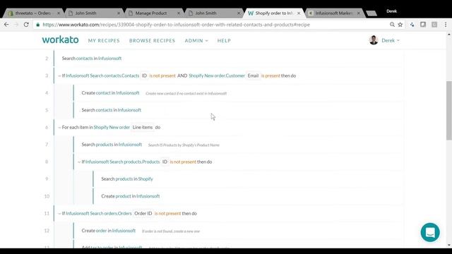 Infusionsoft to Shopify Sync by Workato смотреть онлайн