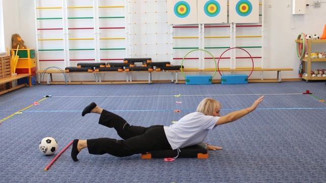 Урок 5 Игровой стретчинг на степ-платформе