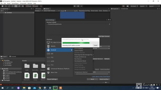 Failed to update Android SDK package list Unity Устранение ошибки смотреть онлайн