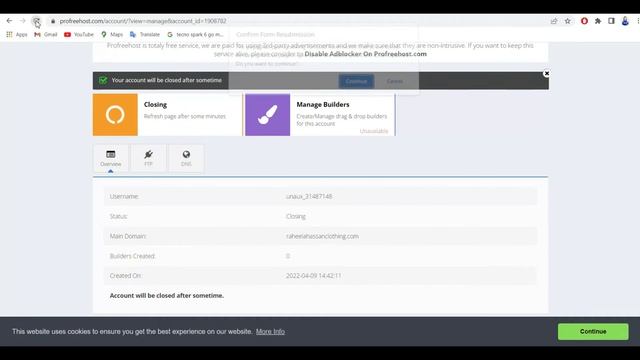 How to Remove Permanent Website From ProFreeHost Website смотреть онлайн