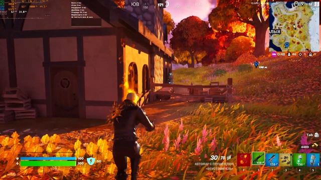 Fortnite. Test RTX 4070 Ti and Ryzen 3600x - RT+Epic смотреть онлайн