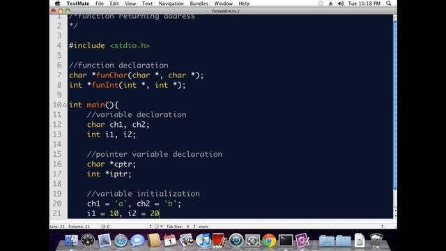 C | Part 13 | Function returning address смотреть онлайн