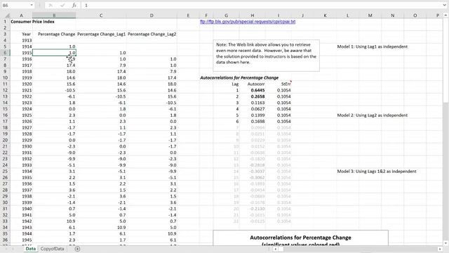 How to do autoregression in Statpro for Excel 2010/2016/64 bit смотреть онлайн