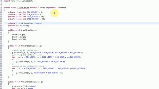 Making Snake in Java: Part 2 - Creating structure смотреть онлайн
