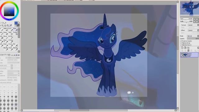 MLP Speedpaint | Luna's Mirror смотреть онлайн