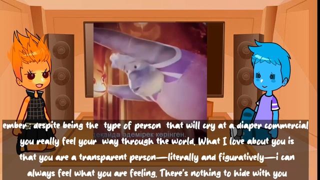 ember and wade react to each other || elemental react to смотреть онлайн