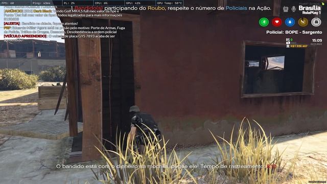 MUITO ROUBO A LOJINHA FOMOS NA CAPTURA DOS CRIMINOSOS - BRASILIA RP #65 смотреть онлайн