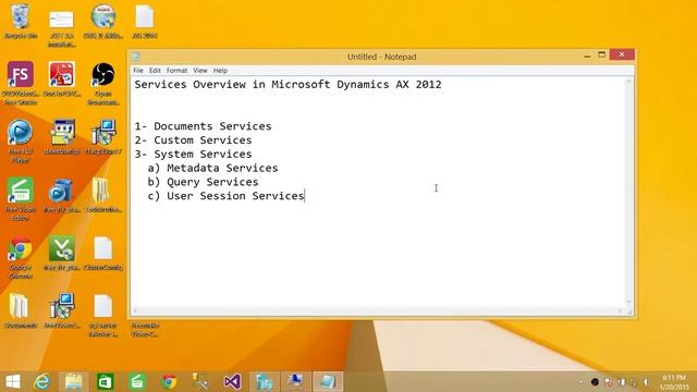 24-Microsoft Dynamics AX 2012 - Services Overview in Microsoft Dynamics AX 2012 смотреть онлайн