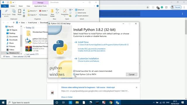 #1 HOW TO INSTALL PYTHON IN WINDOWS || TECHNICAL VIVEK || 2020 смотреть онлайн