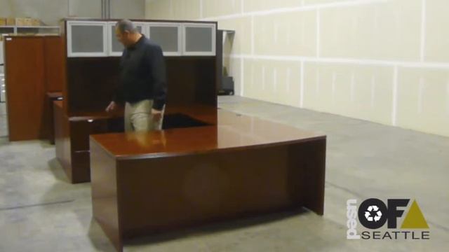 UOFS Used Office Furniture Special - Cherry Veneer U-Unit $1600 смотреть онлайн
