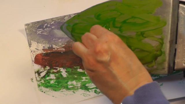 Техника рисования утюгом и восковыми мелками - Энкаустика смотреть онлайн