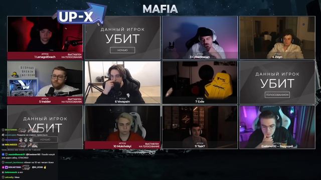 ЭВЕЛОН МАФИЯ ЛУЧШИМ СОСТАВОМ 2 ИГРА / ЭКСАЙЛ, РОСТИК, ГОЛОВАЧ, ЛИКС, ИНСАЙДЕР, ФЛАЙ, ЗЛОЙ / EVELONE