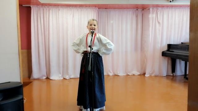 Аникеева Полина - "Ой на горке калина". смотреть онлайн