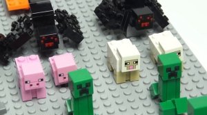 LEGO Майнкрафт все минифигурки Обзор