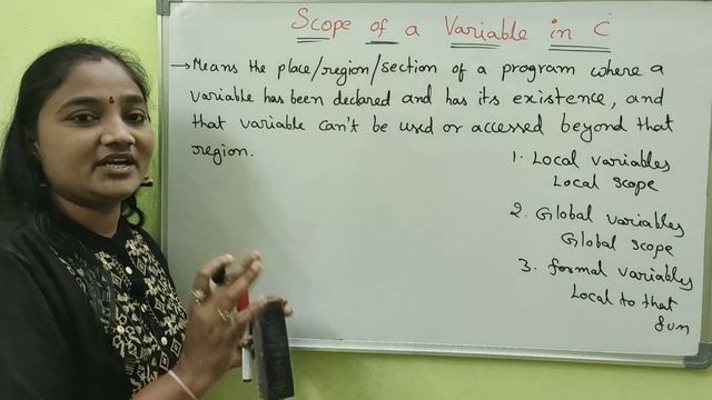 C-Language|| Scope of a Variable in C ||Both In Telugu And English|Telugu ScitTutorials смотреть онлайн