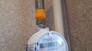 Диэлектрические муфты перед и после газового счётчика  ,,Гранд 4 ТК" #диэлектрическиемуфты #газовый