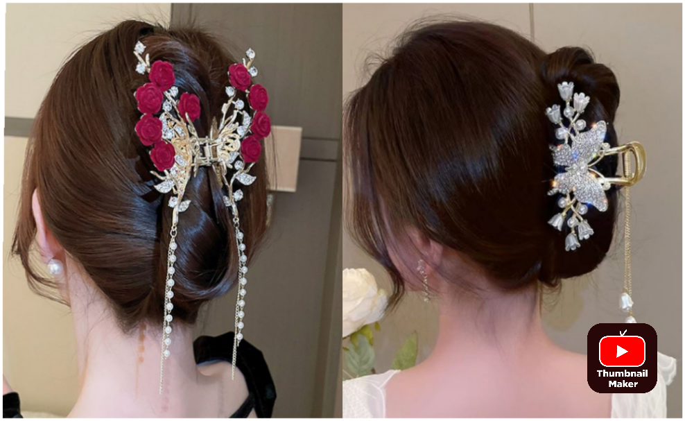 Hair Style Tutorial 💎 Hairstyle ideas in 5 minutes 🌟TikTok compilation смотреть онлайн