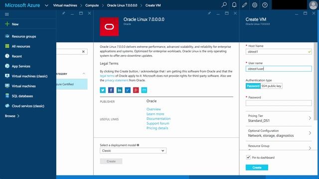 Oracle Linux Virtual Machine (VM) on Micorosft Azure смотреть онлайн