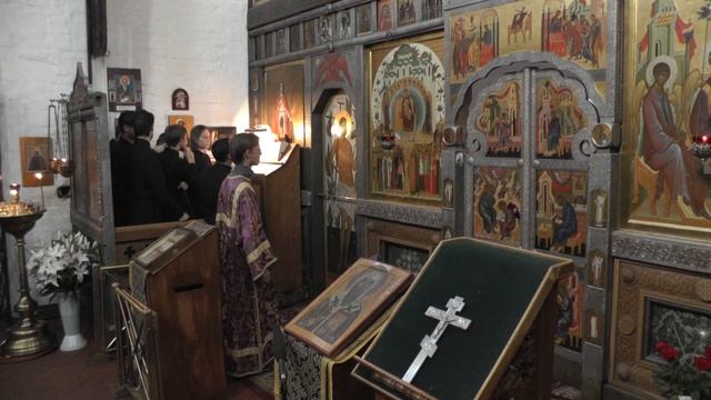 2014 09 28 Святитель Киприан всенощная 1 смотреть онлайн