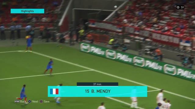 PES 10v10 Serbia vs France - game 1 highlights смотреть онлайн