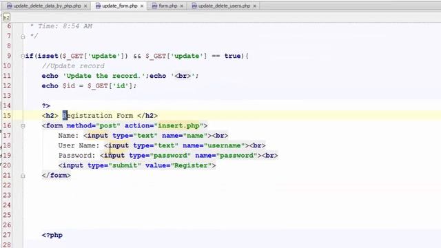PHP day 13 update Delete Throug PHP смотреть онлайн