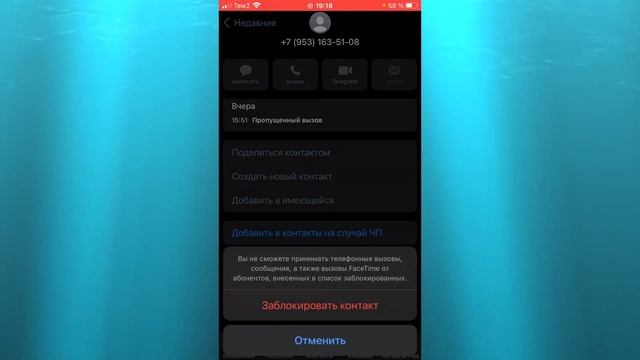КАК ЗАБЛОКИРОВАТЬ НОМЕР ТЕЛЕФОНА НА АЙФОНЕ В 2021 ГОДУ. смотреть онлайн