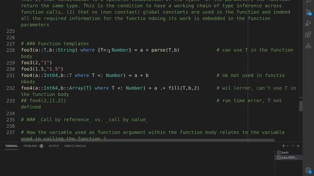 SPMLJ 01 JULIA1 4C Control flow and functions Part C Functions смотреть онлайн