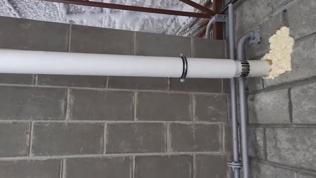 Удлинение коаксиального дымохода смотреть онлайн