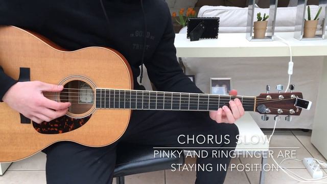 Dua Lipa - IDGAF easy GUITAR TUTORIAL + chords смотреть онлайн