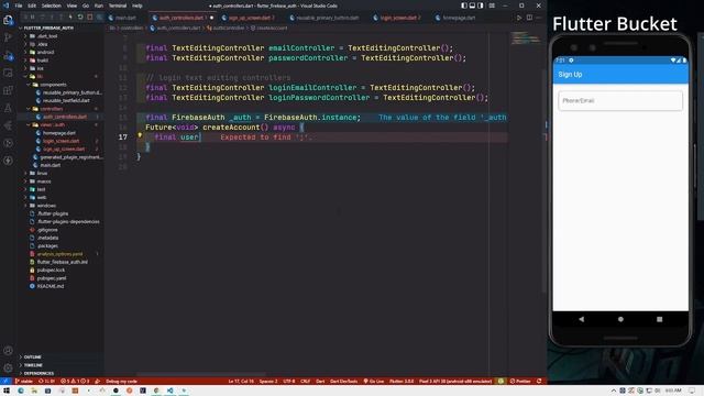 Flutter Firebase Authentication - Sign Up - Login - Logout - Save User with SharedPreferences смотреть онлайн