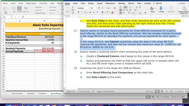 03 Cengage mindtap SAM Excel Module 4 project part 3 смотреть онлайн