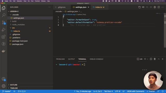 Bài 3 - Cài đặt Prettier để tự động format code смотреть онлайн