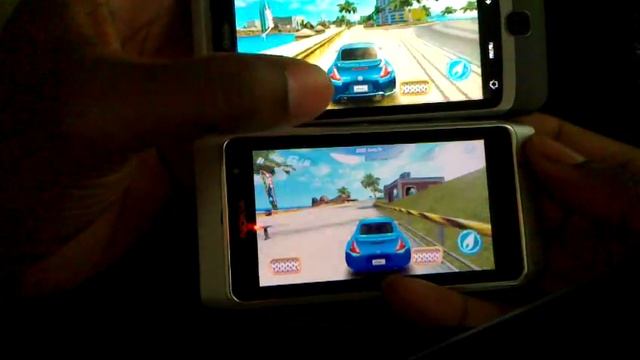 Asphalt 6 HD: Symbian^3 and Android graphical comparison. смотреть онлайн