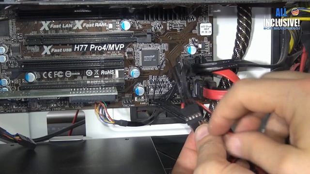 Настольная кнопка ON/OFF для ПК LED HDD подключаем и тестируем. смотреть онлайн