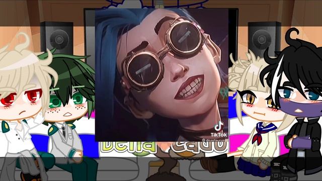 Bnha react to Jinx | Arcane | gacha club | bella_cado смотреть онлайн