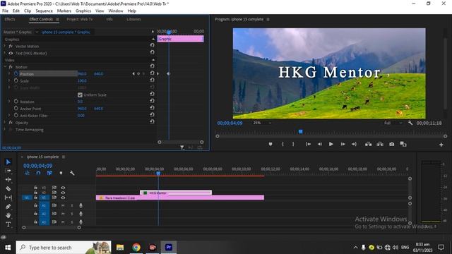 How to Make Smooth Moving Sliding Text | Premiere Pro Text Animation Tutorial смотреть онлайн